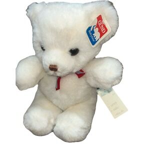 RARE Vintage 1983 Gund Babytime Tender Teddy 7" Plush, New With Tags